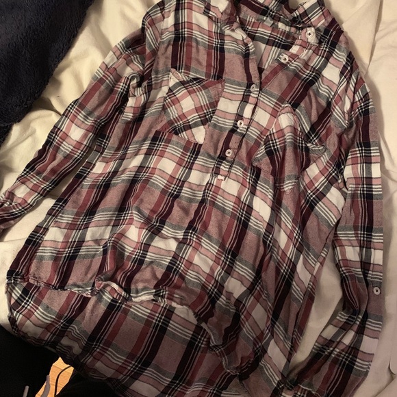 Red and white flannel shirt - Picture 1 of 1